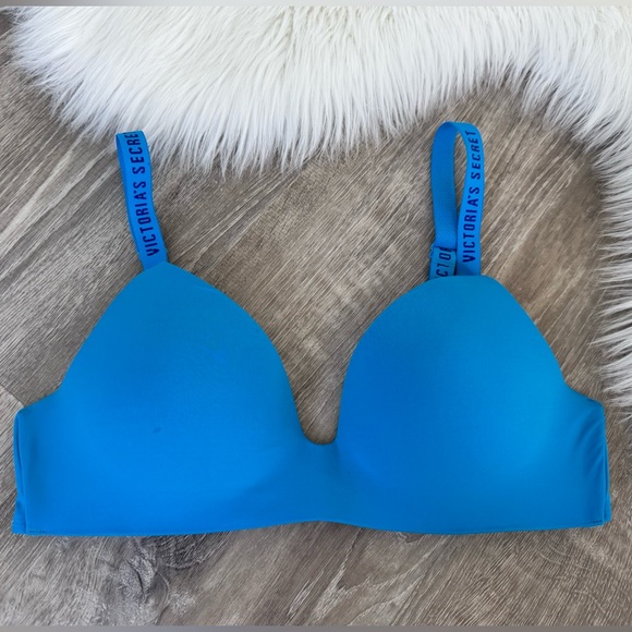 Victoria's Secret Other - 💙 VICTORIA’S SECRET Blue Convertible Adjustable Bra Size 36B